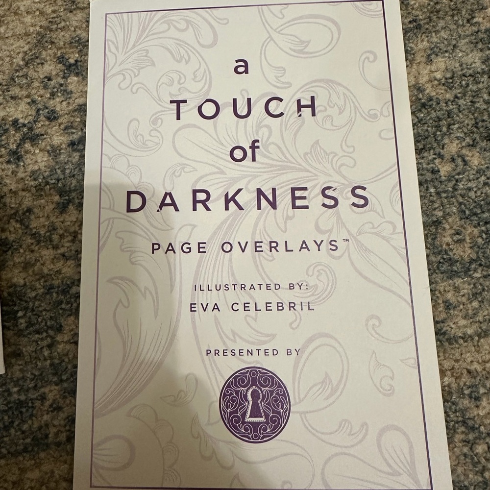 A Touch of Darkness Page Overlays